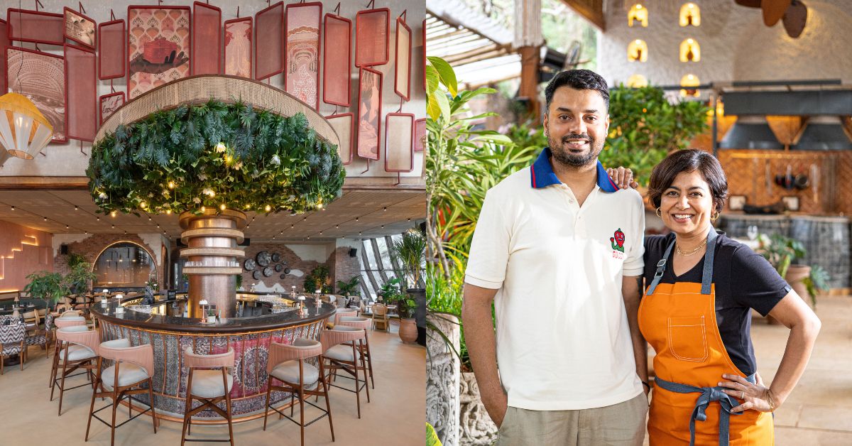 Bawri bar interior and Sahil Sambhi and Chef Amninder Sandhu